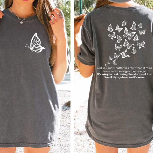 Butterfly Motivation Tee - Sayitwithatea