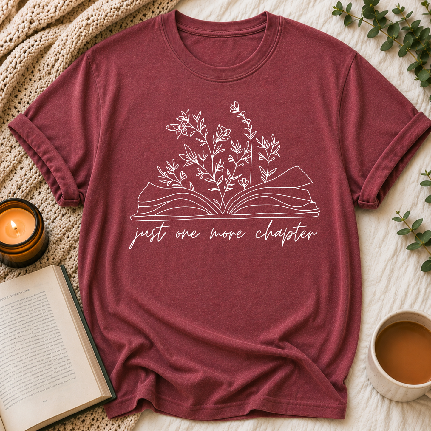 Just One More Chapter Tee