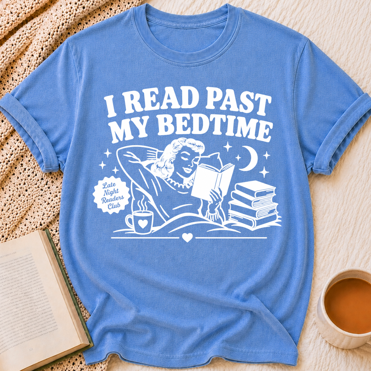 I Read Past Bedtime T-Shirt
