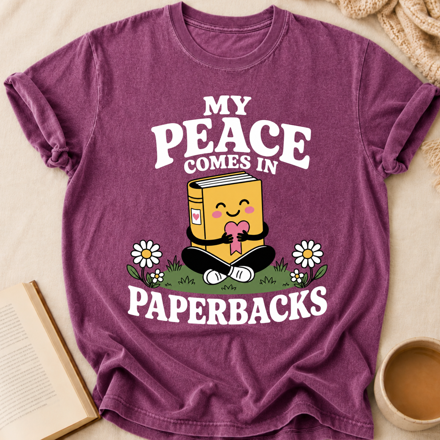 Peace In Paperbacks T-Shirt