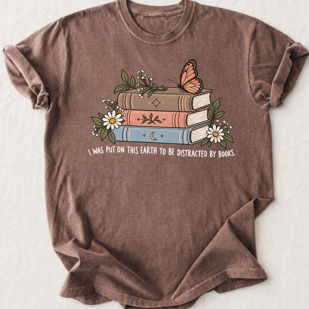 Distracted By Books T-Shirt