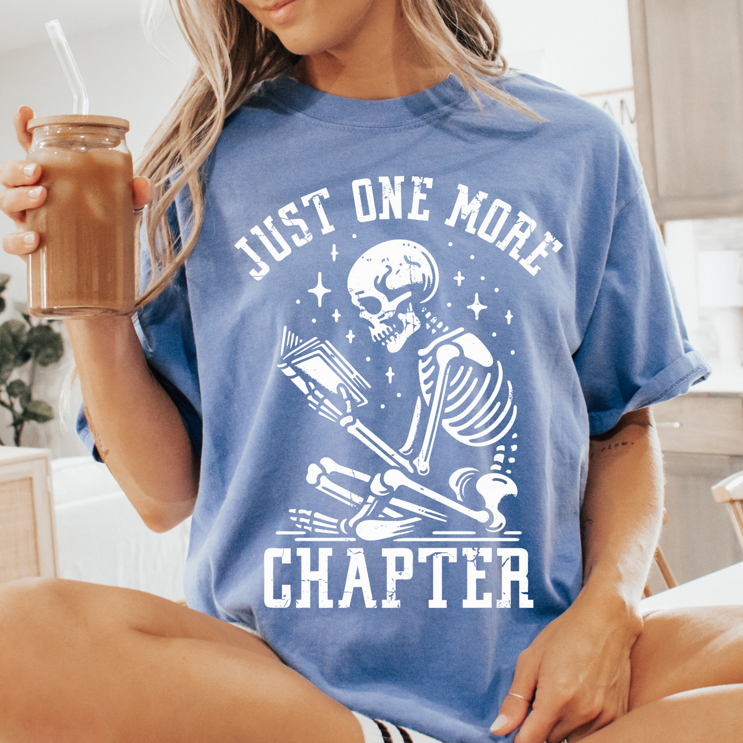 Skeleton one more chapter Tee + Free cup