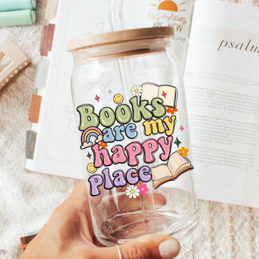 Books are my happy place cup - Sayitwithatea