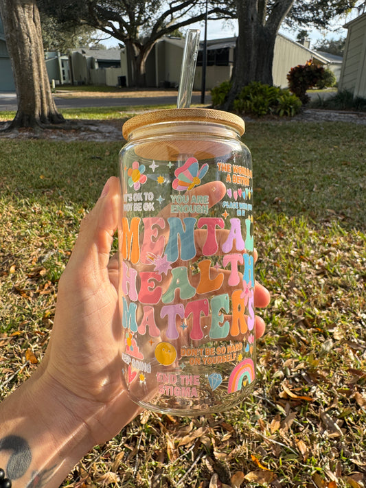 Mental Health Matters Tee + Free cup - Sayitwithatea