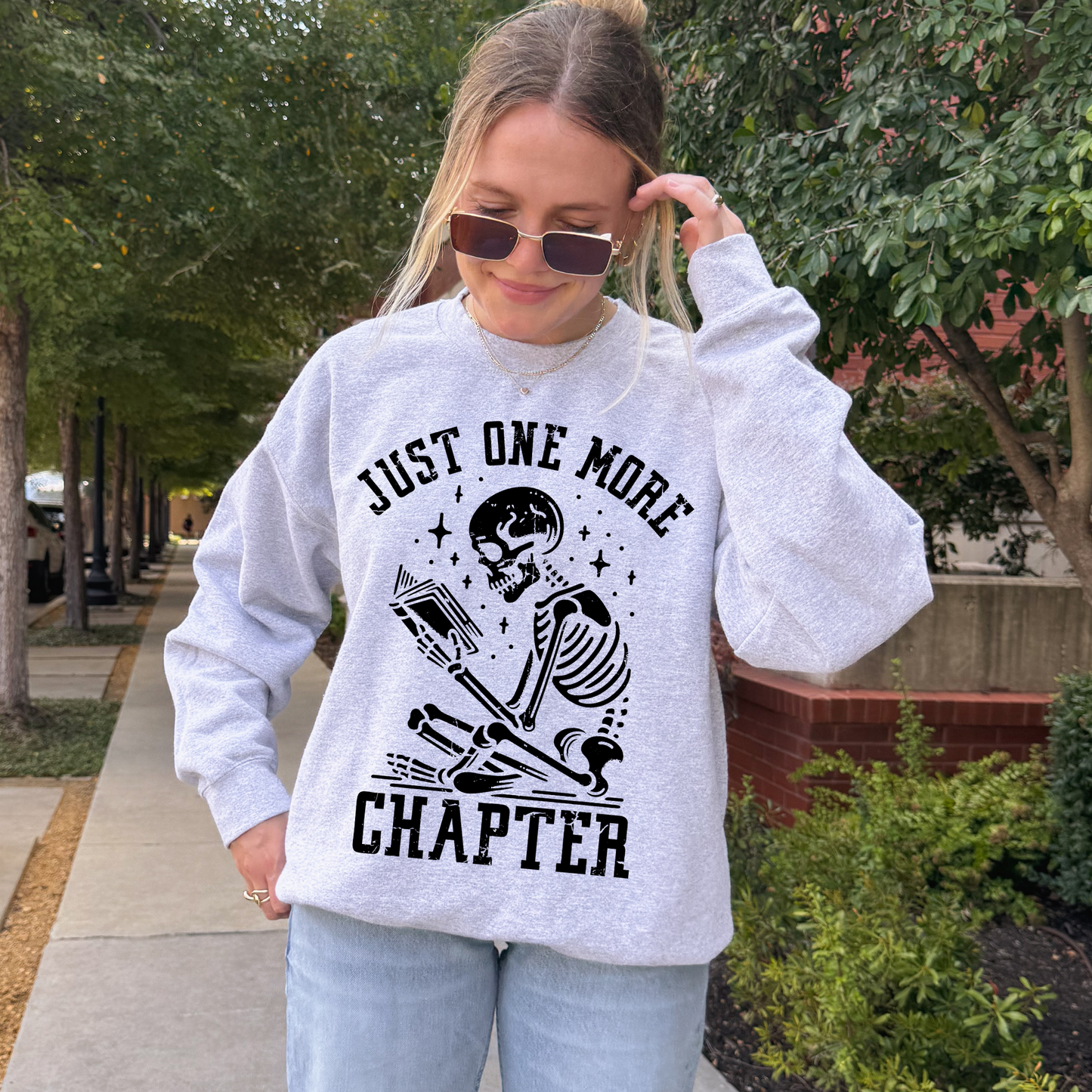 Just One More Chapter Sweatshirt + Free Cup - Sayitwithatea