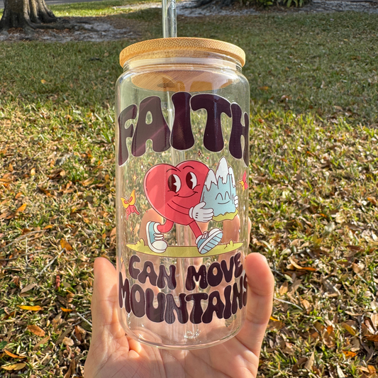 Faith Moves Mountains Tee + Free cup - Sayitwithatea
