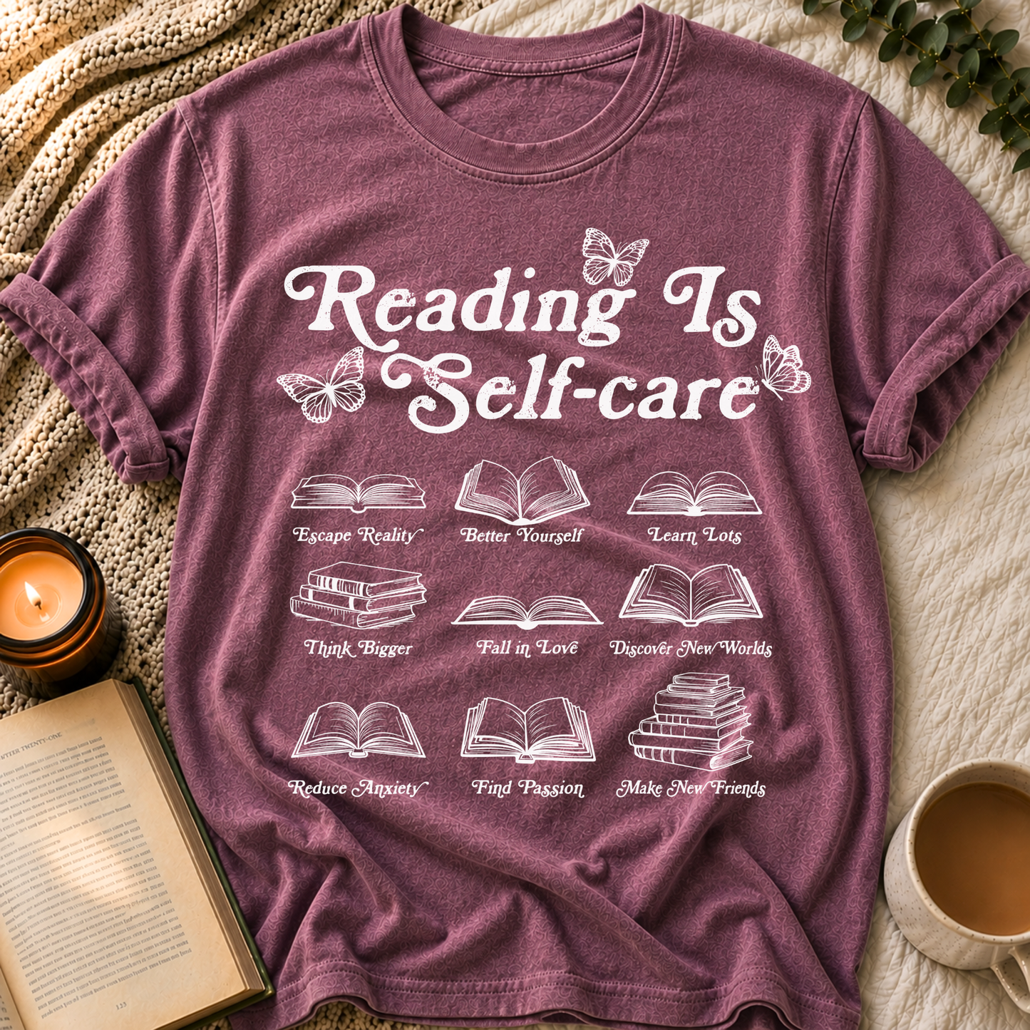 Reading Is Self-Care T-Shirt