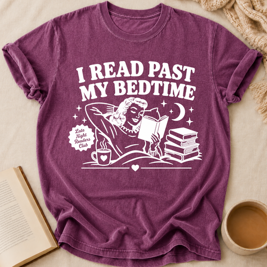 I Read Past Bedtime T-Shirt