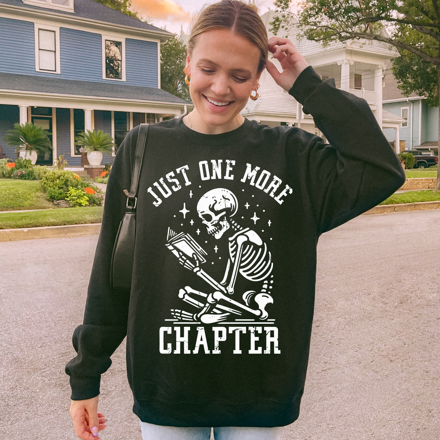 Just One More Chapter Sweatshirt + Free Cup - Sayitwithatea