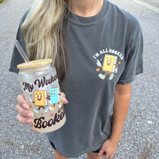Weekend Is Booked Tee + Free cup - Sayitwithatea