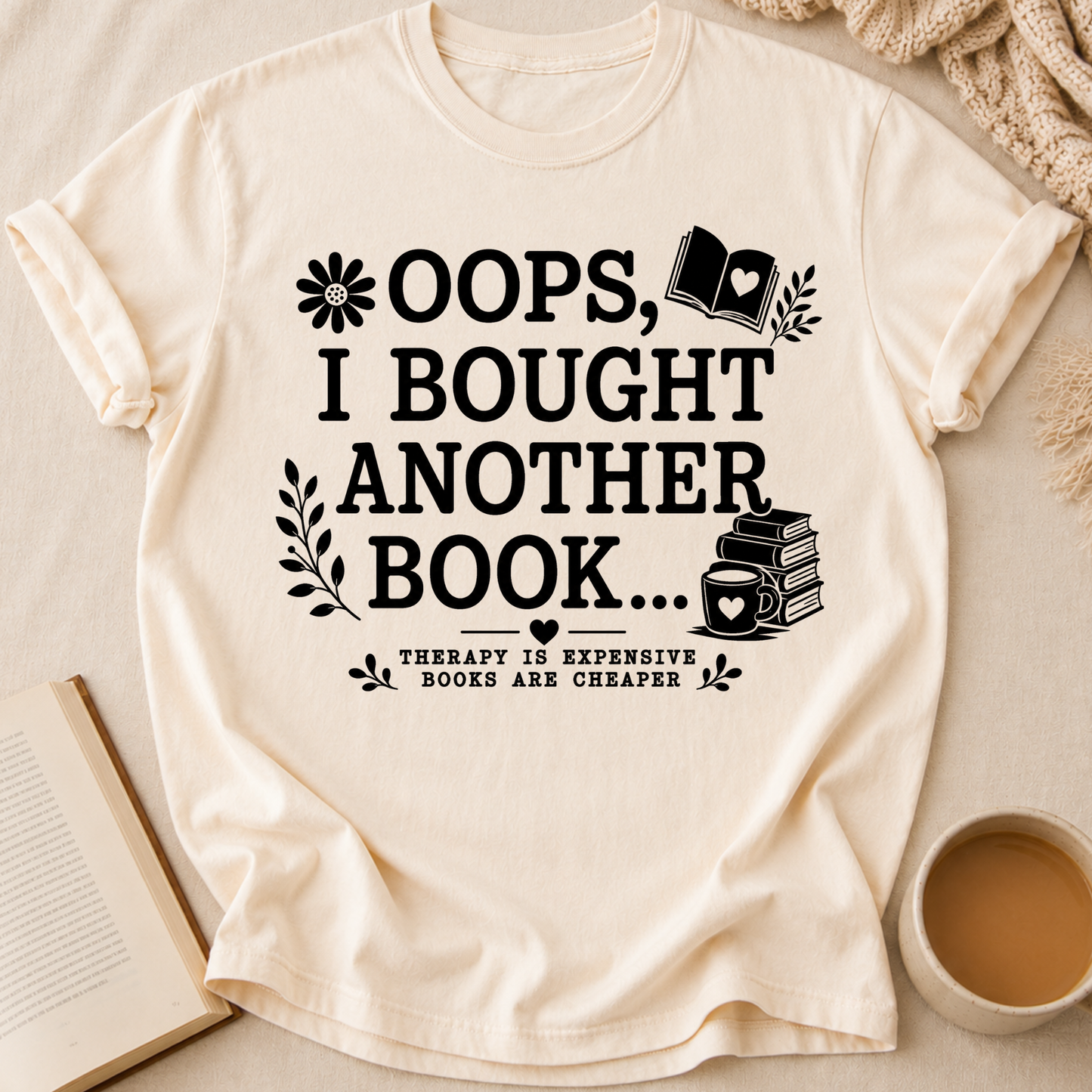 Oops I Bought A Book T-Shirt
