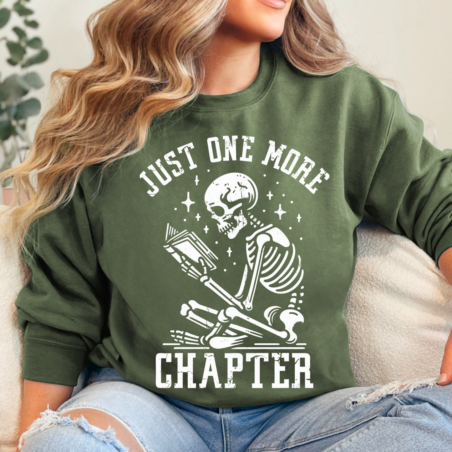 Just One More Chapter Sweatshirt + Free Cup - Sayitwithatea