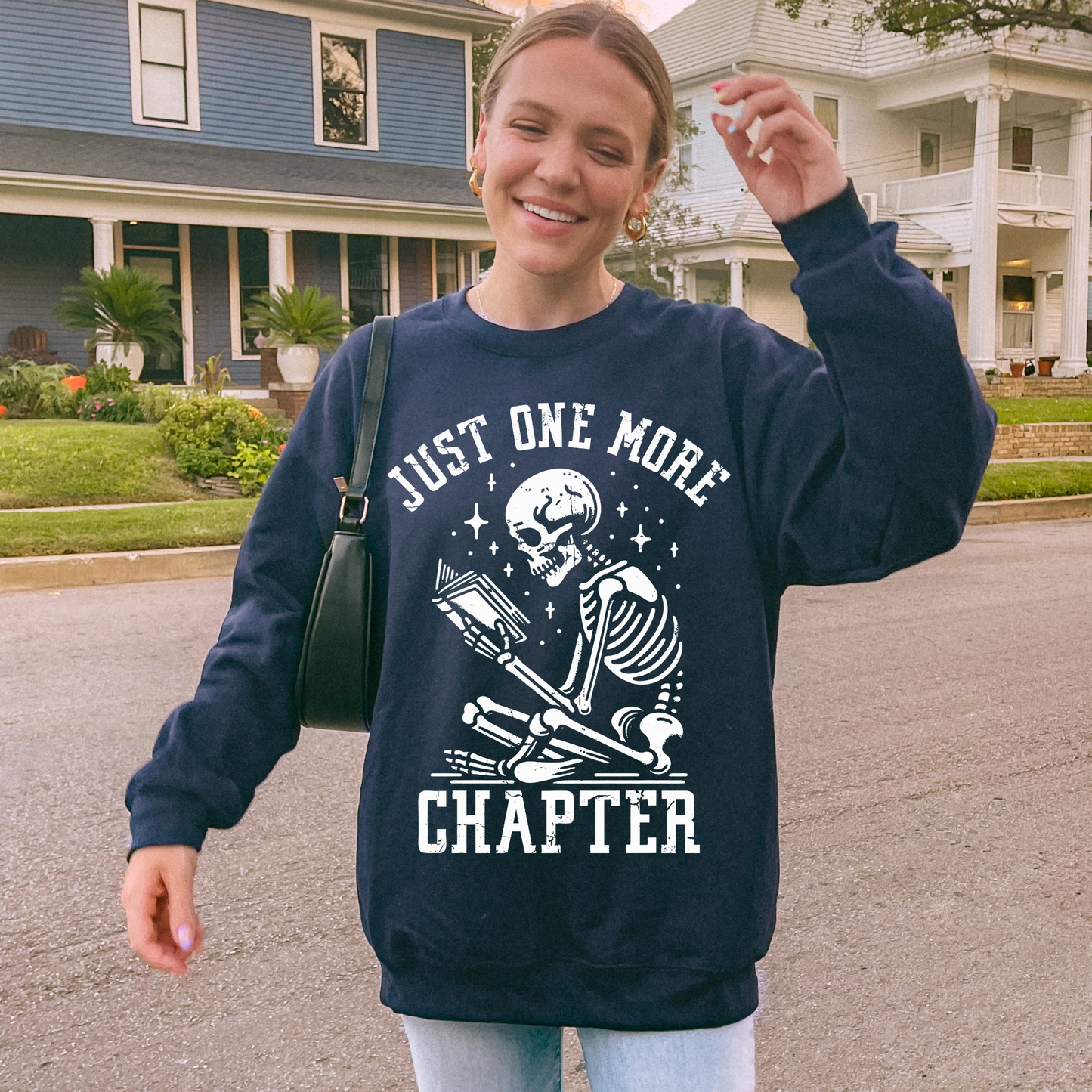 Just One More Chapter Sweatshirt + Free Cup - Sayitwithatea