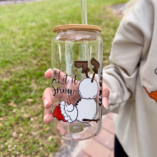 Let It Snow Sweatshirt + Free Cup - Sayitwithatea