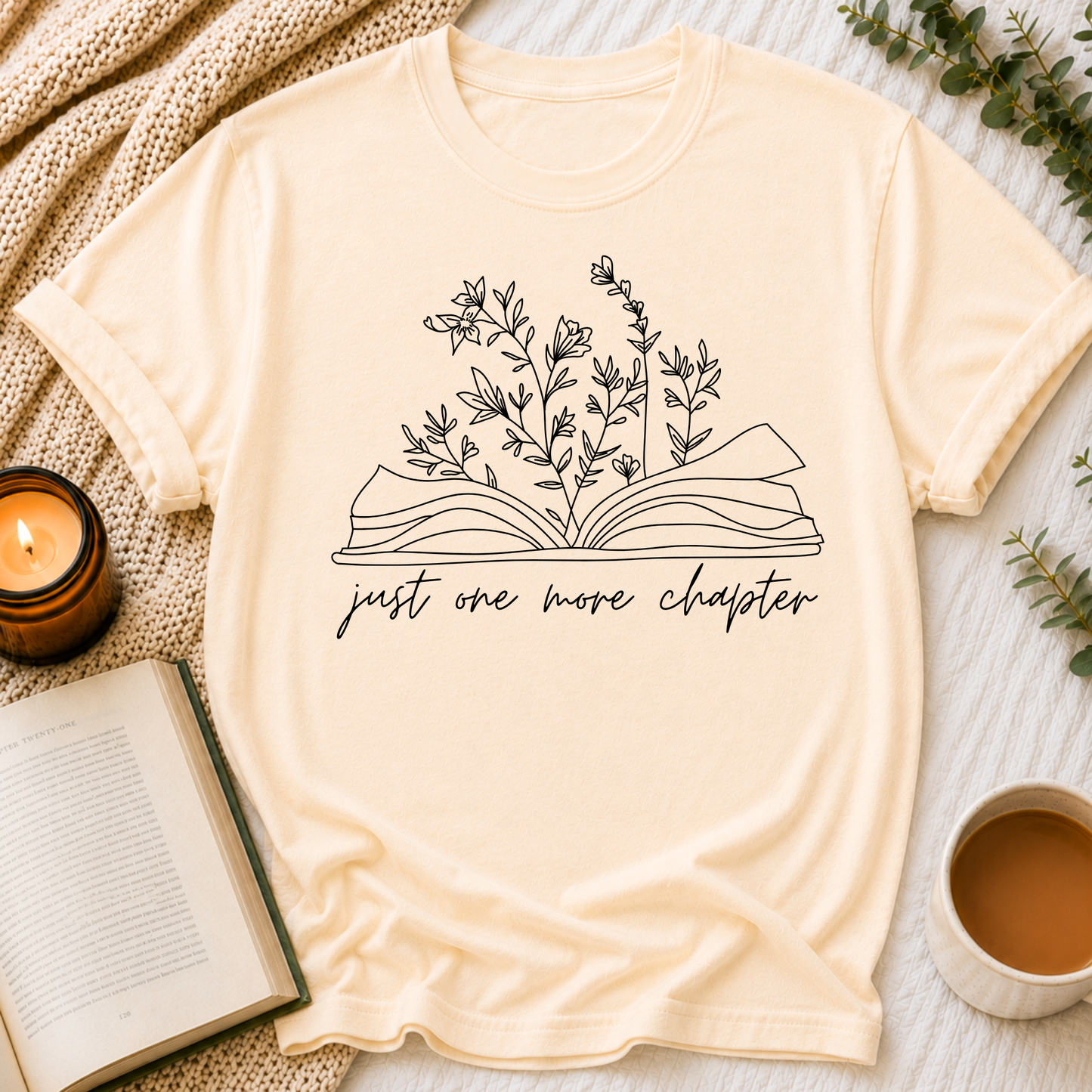 Just One More Chapter Tee