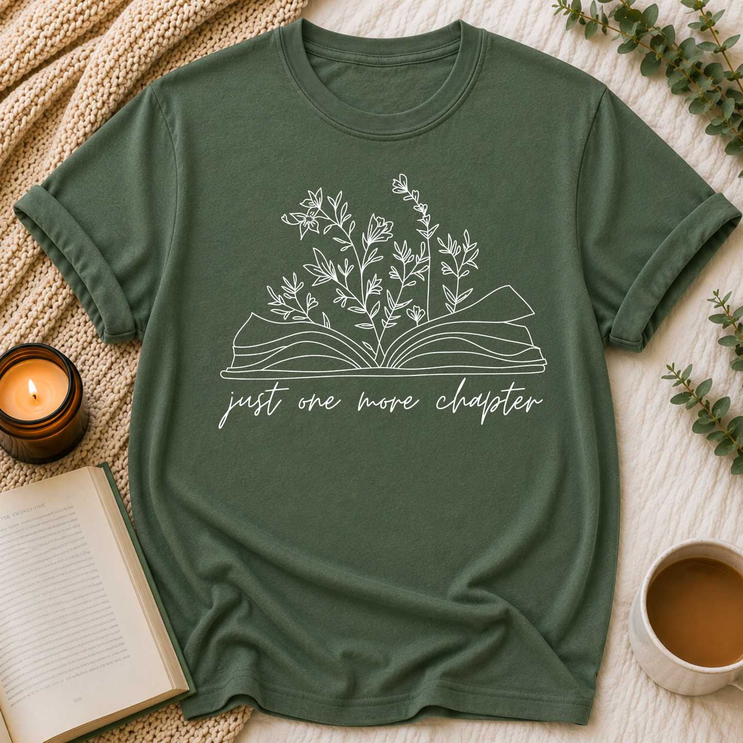 Just One More Chapter Tee