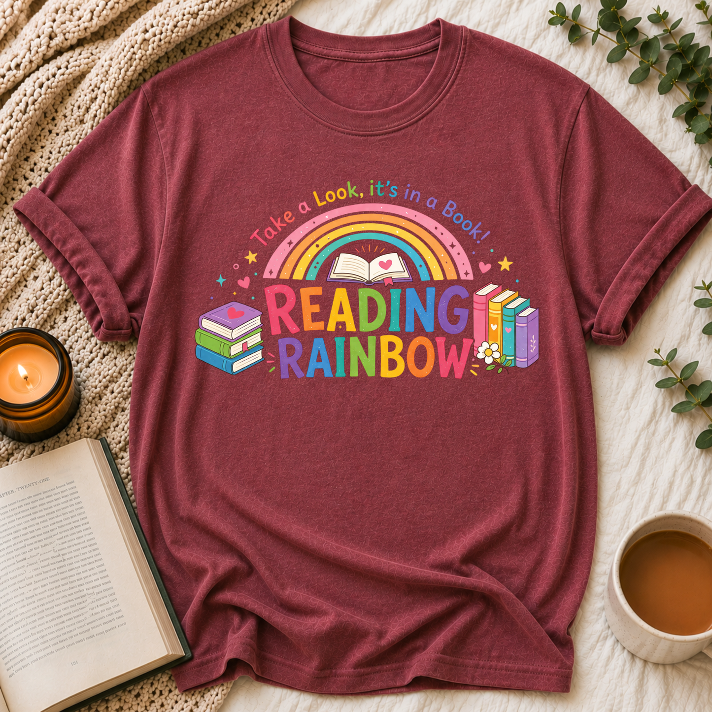 Reading Rainbow Tee