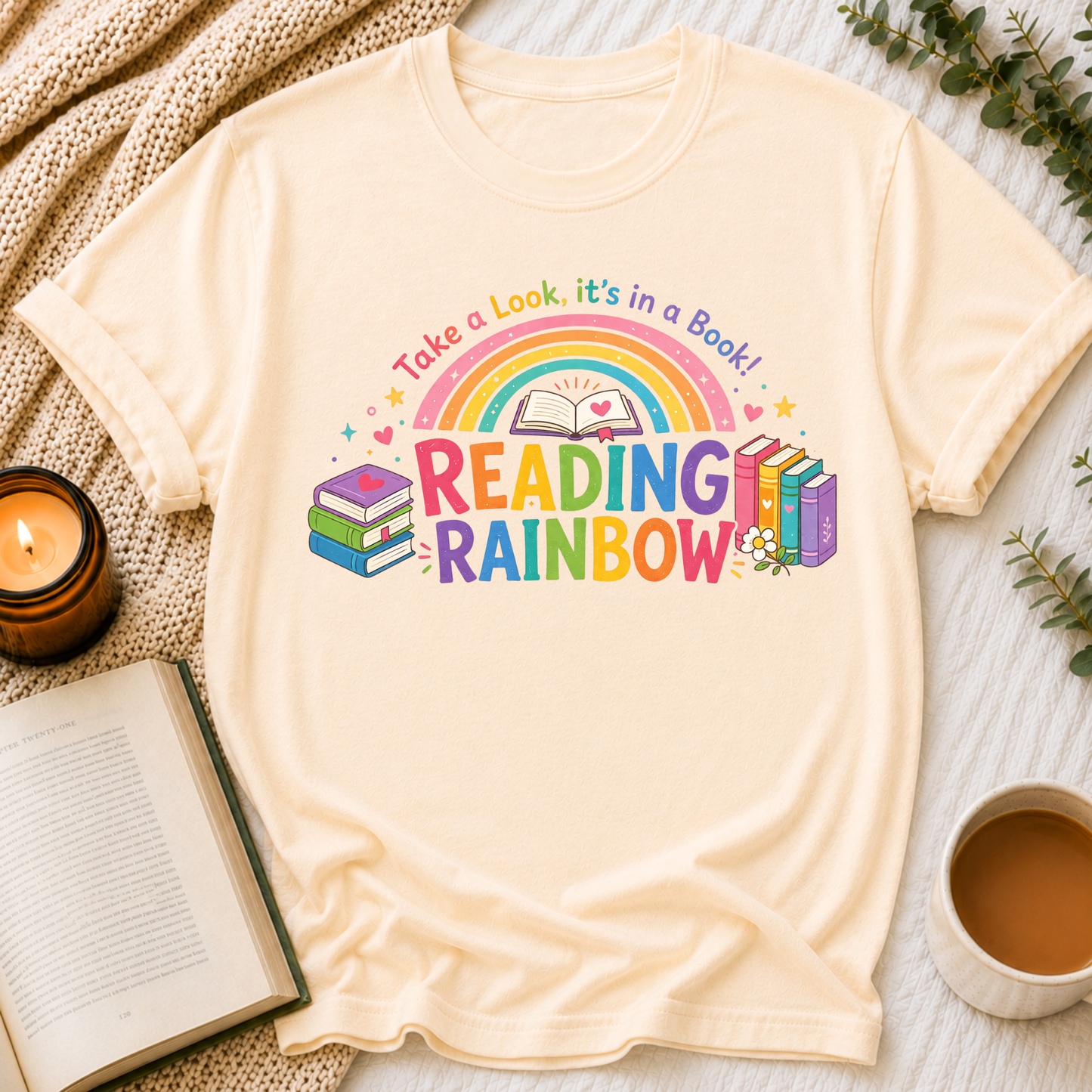 Reading Rainbow Tee