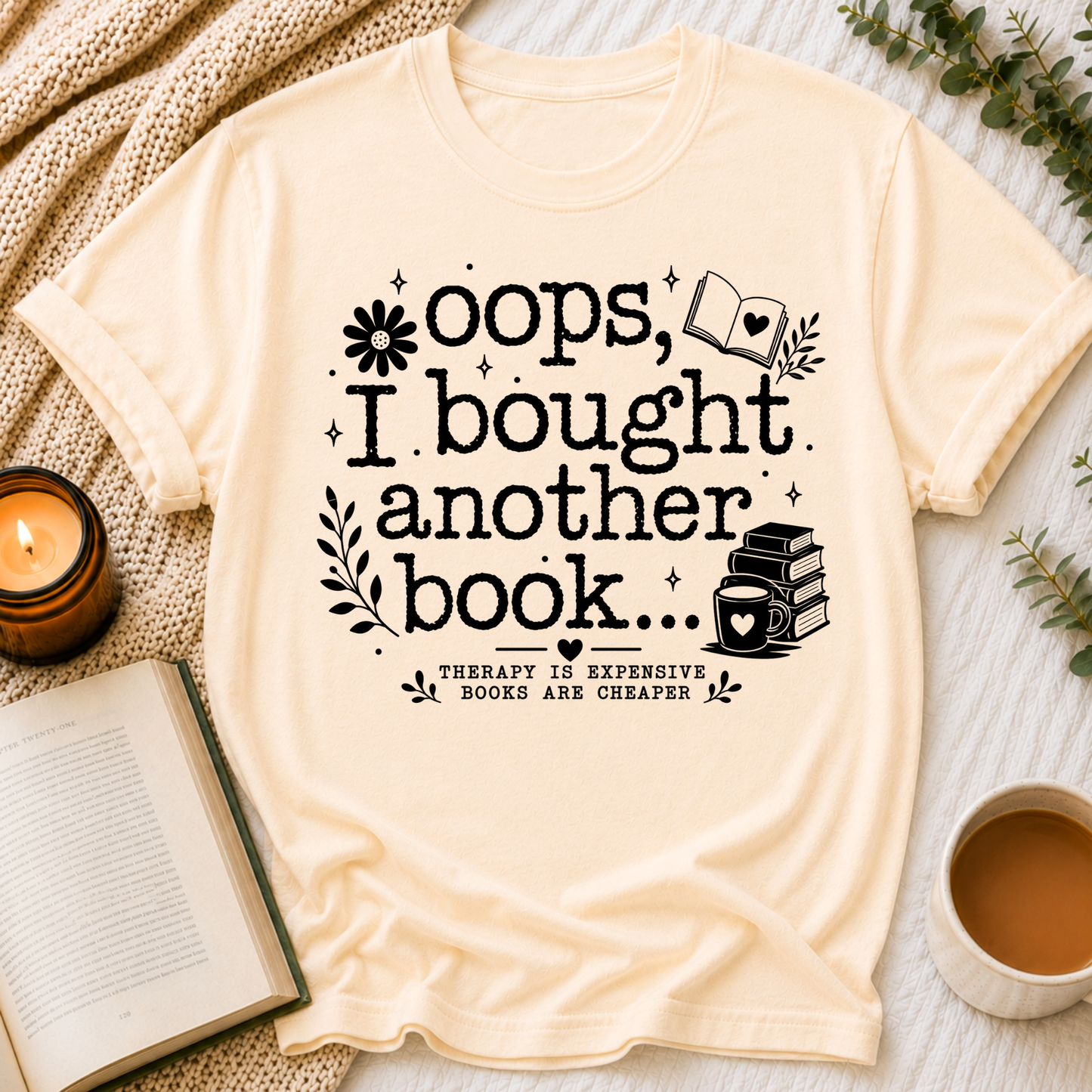 Oops I Bought A Book Tee