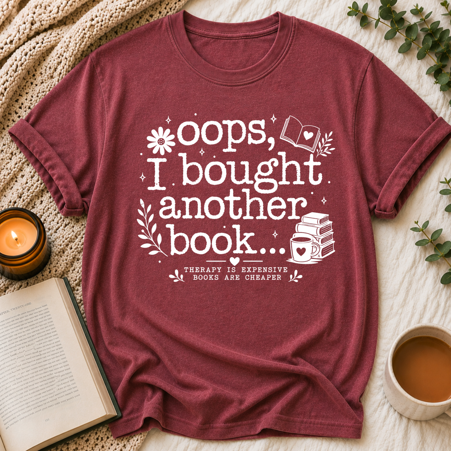 Oops I Bought A Book Tee
