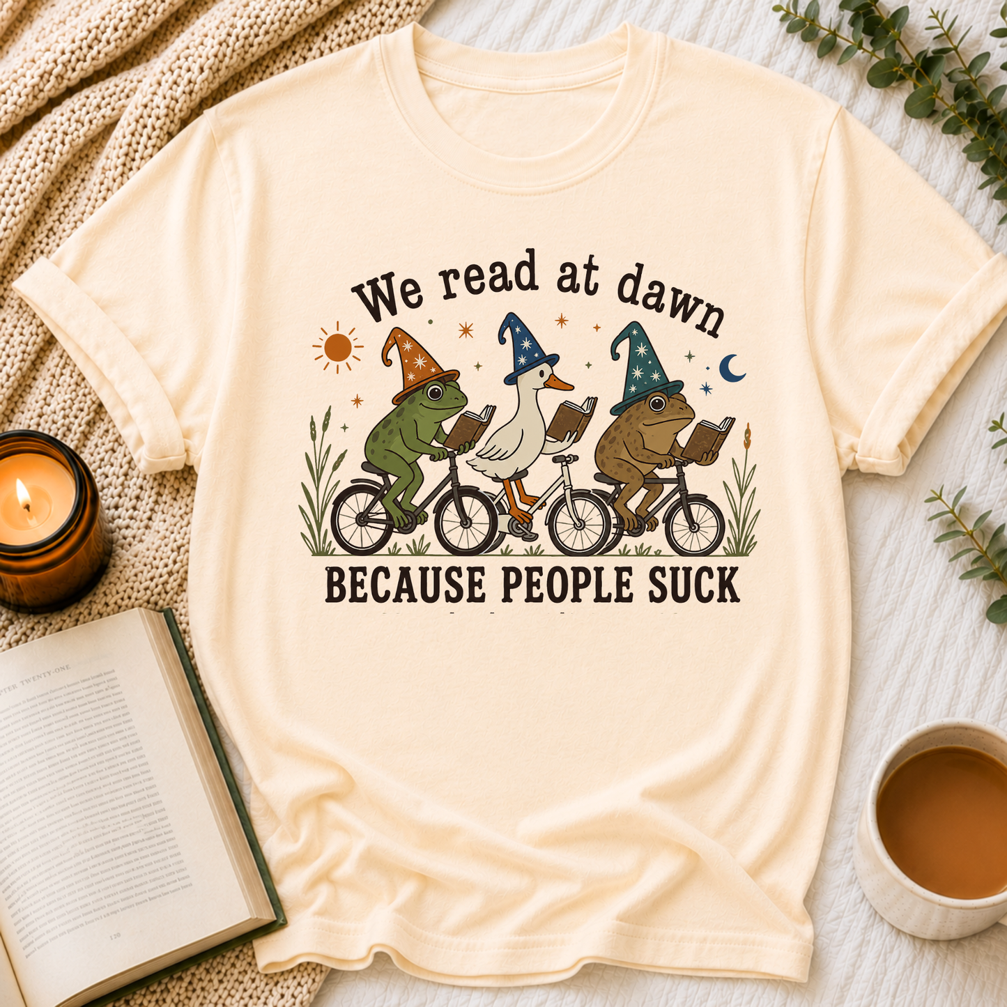 We Read At Dawn Tee
