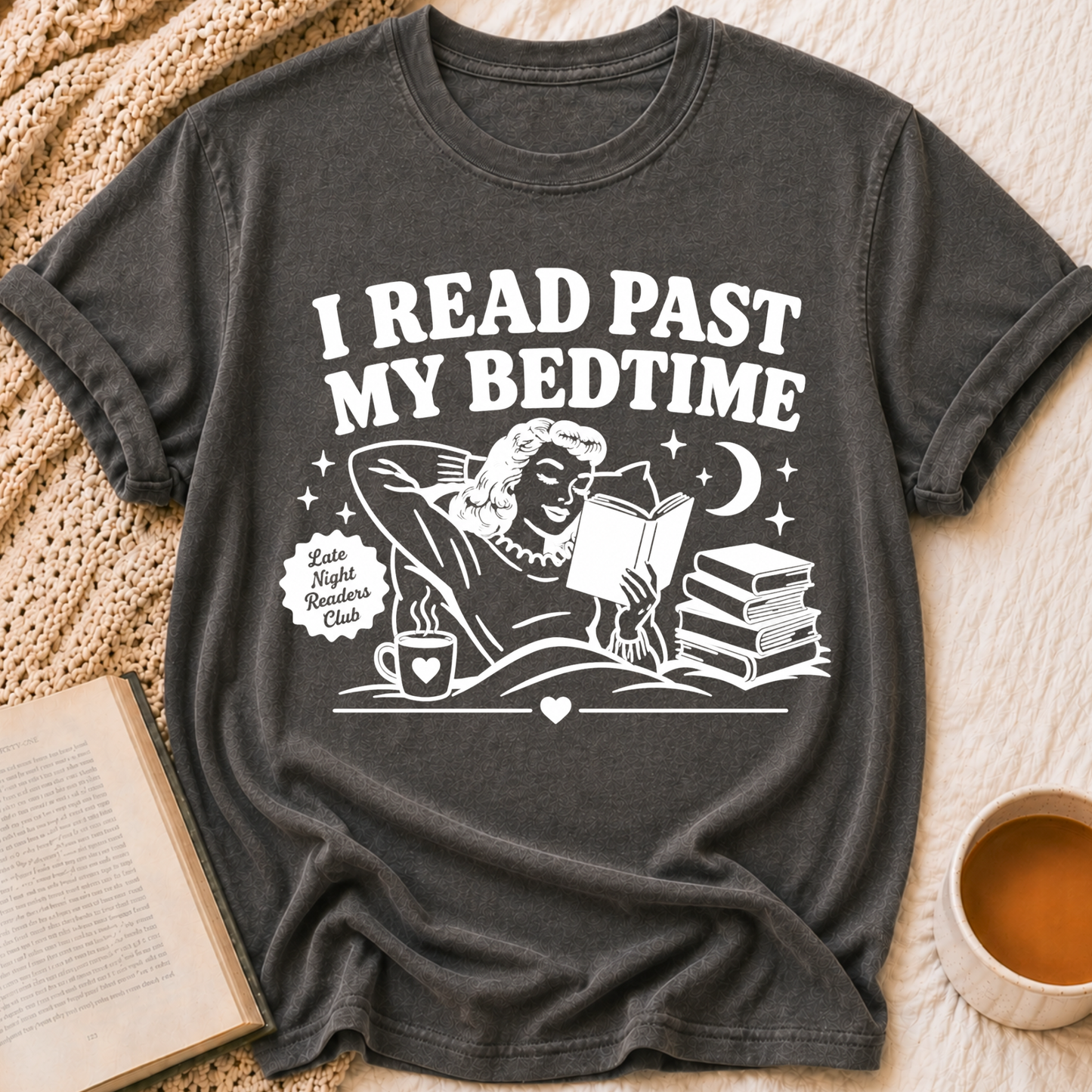 I Read Past Bedtime T-Shirt