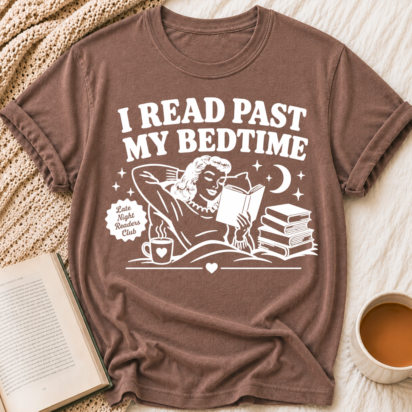I Read Past Bedtime T-Shirt