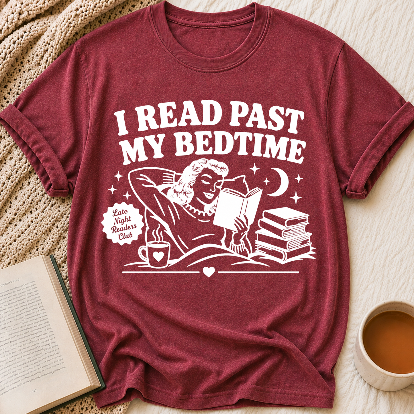 I Read Past Bedtime T-Shirt
