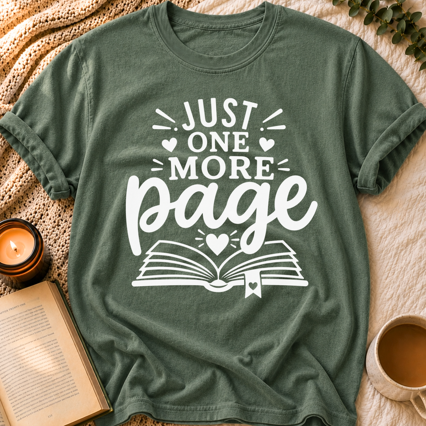 Just One More Page T-Shirt