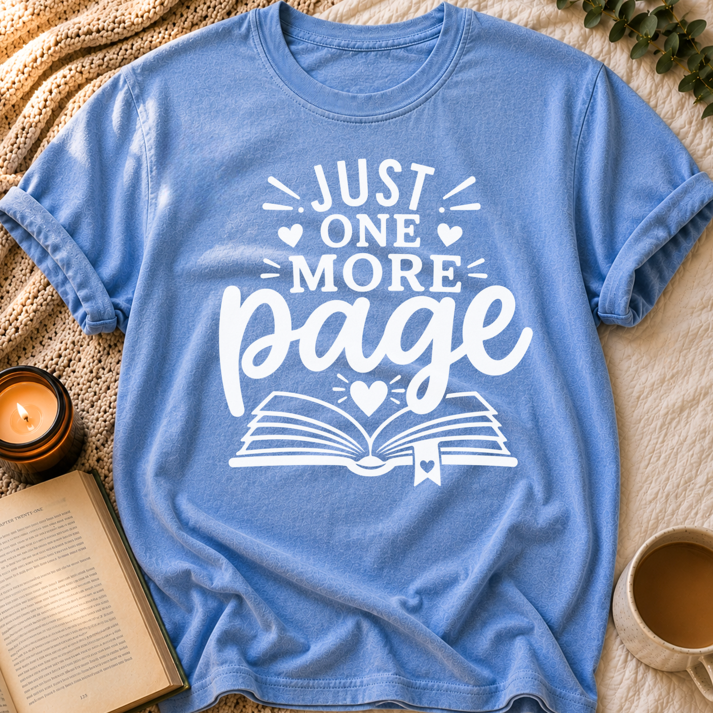 Just One More Page T-Shirt