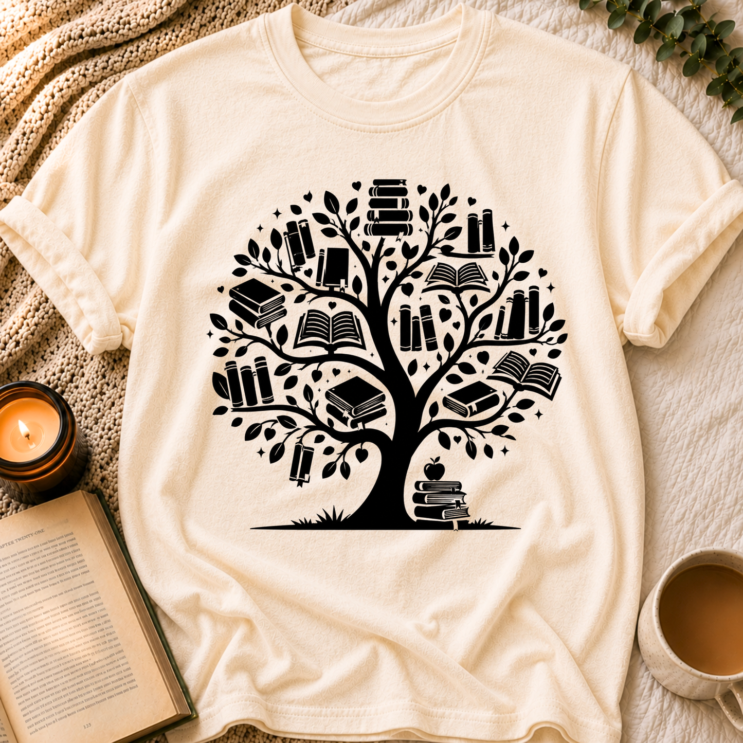 Tree Of Books T-Shirt