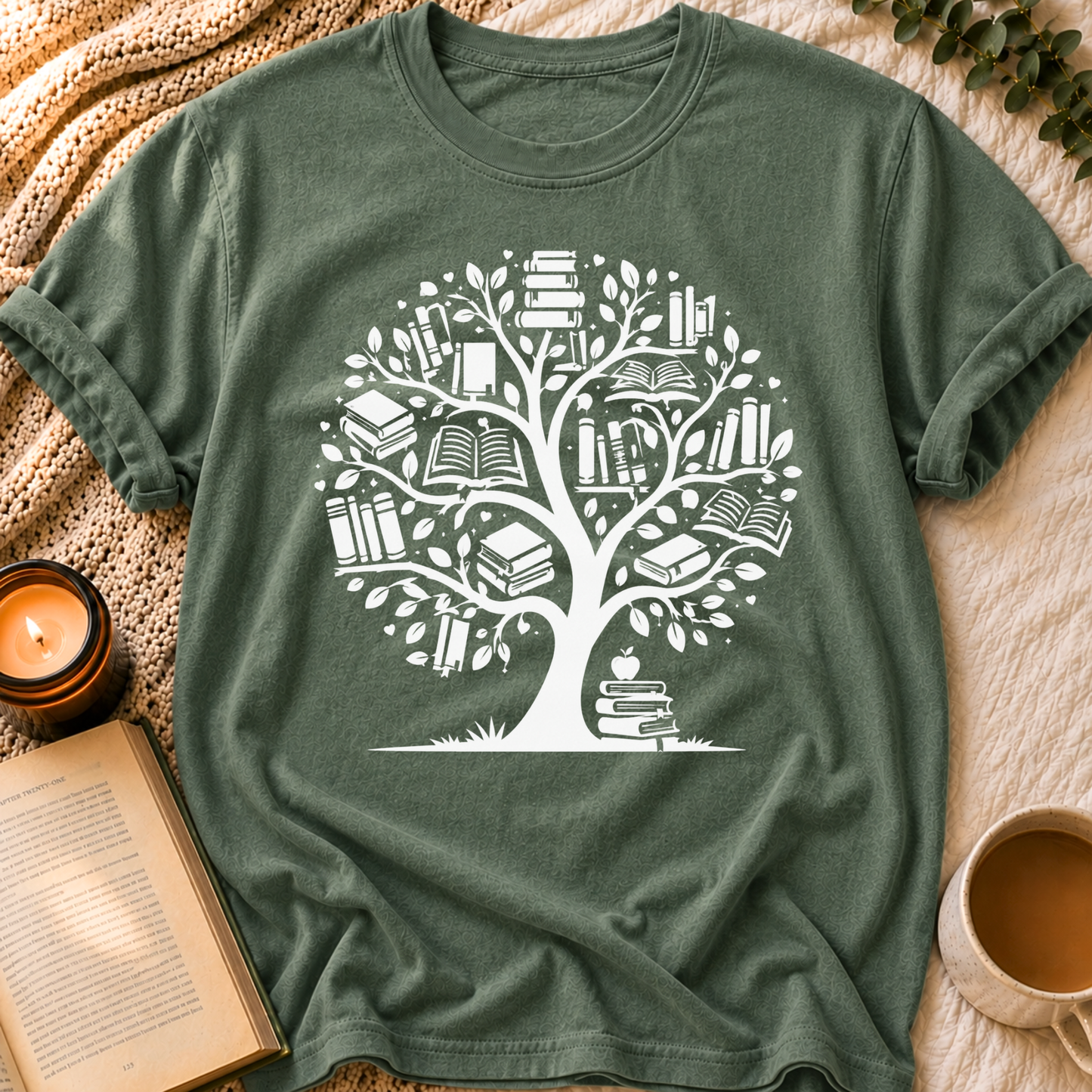 Tree Of Books T-Shirt