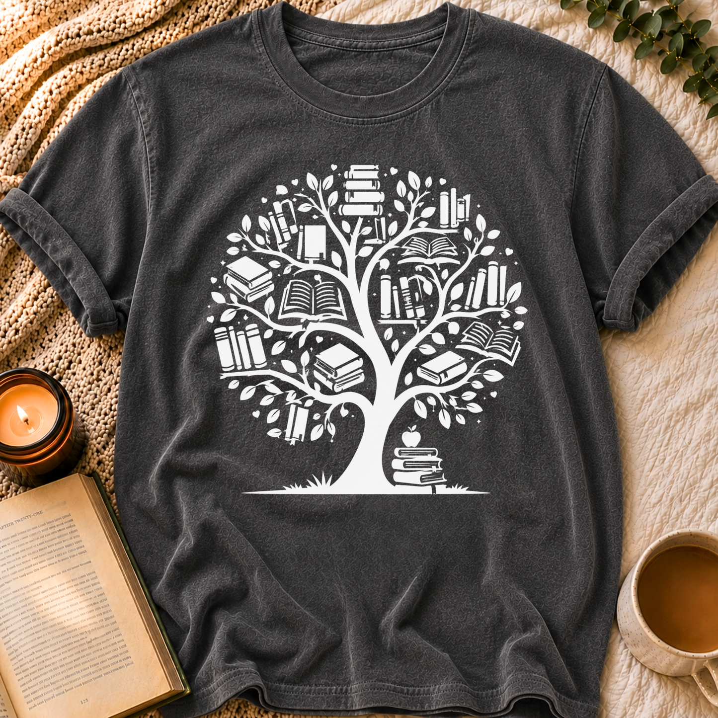 Tree Of Books T-Shirt