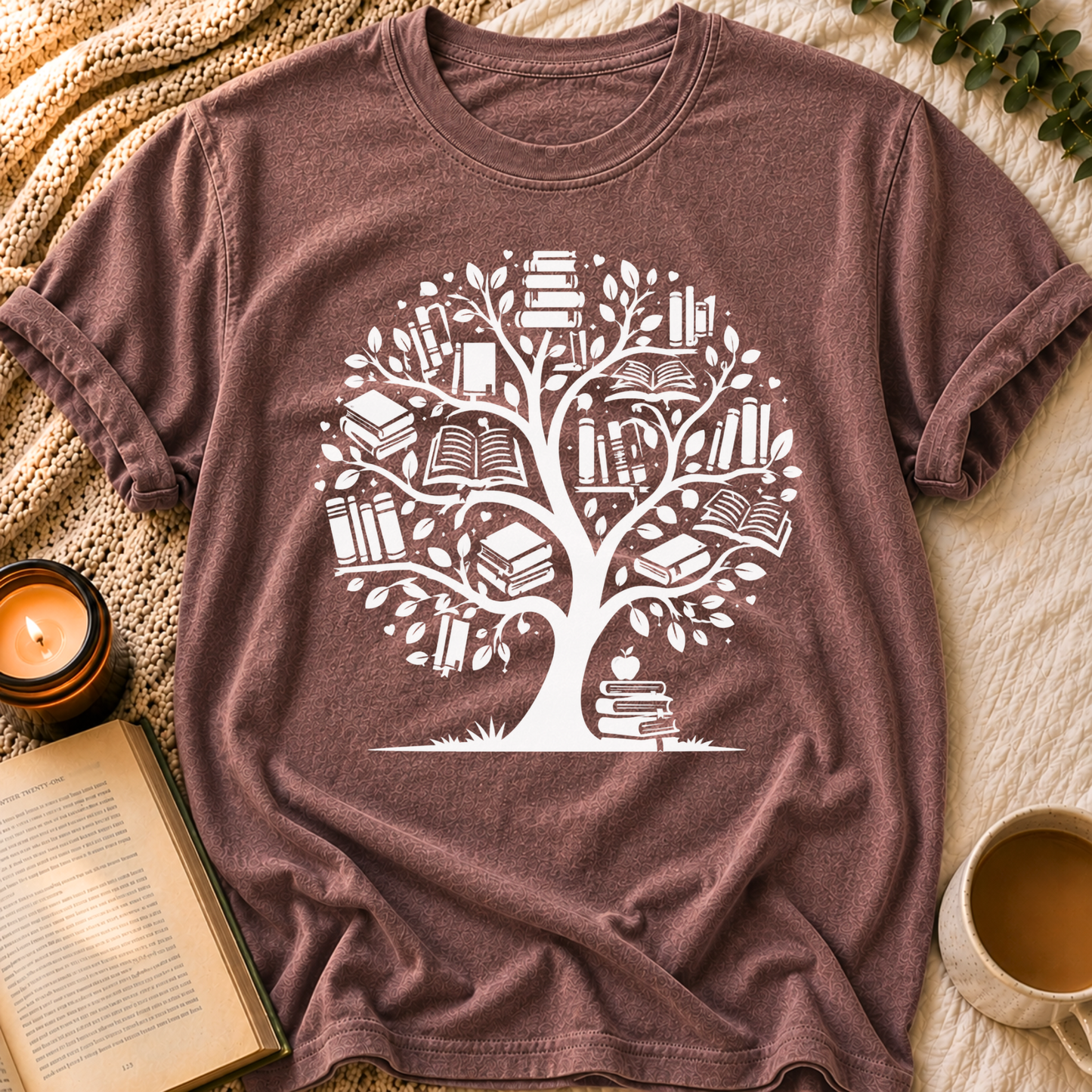Tree Of Books T-Shirt
