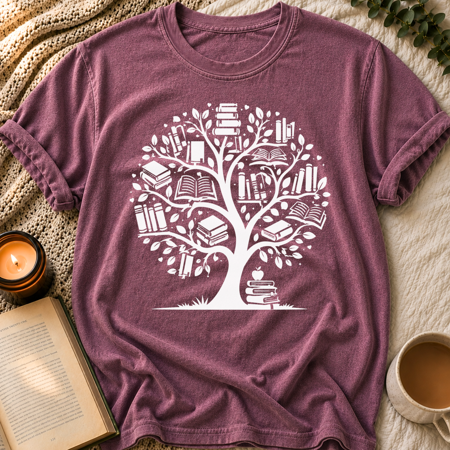 Tree Of Books T-Shirt