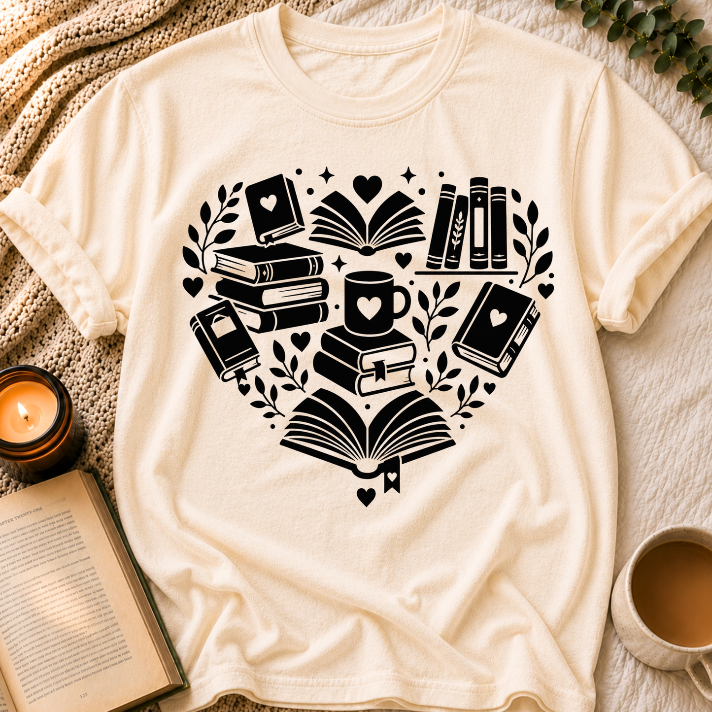 Heart OF Books T-Shirt