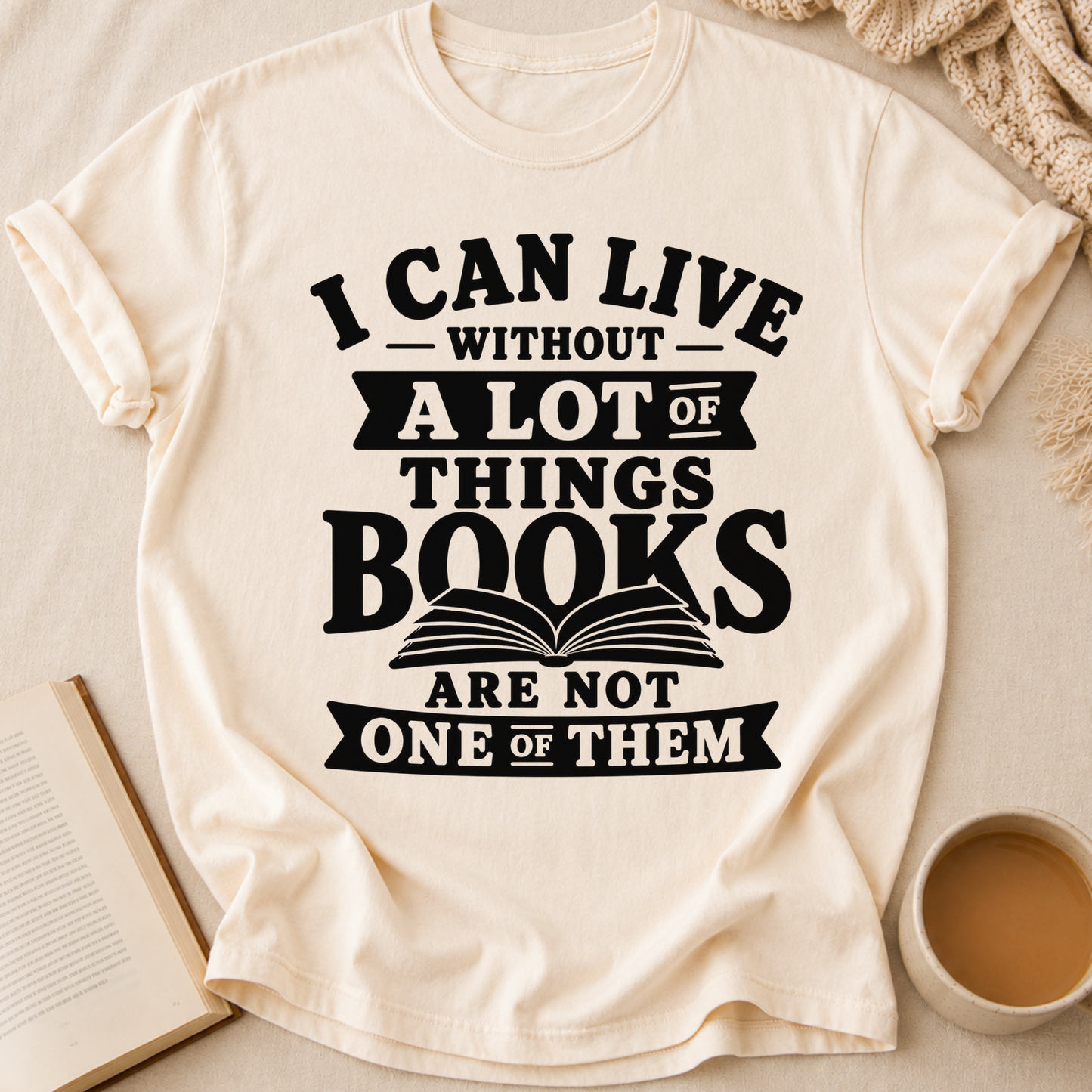 Live Without Books T-Shirt