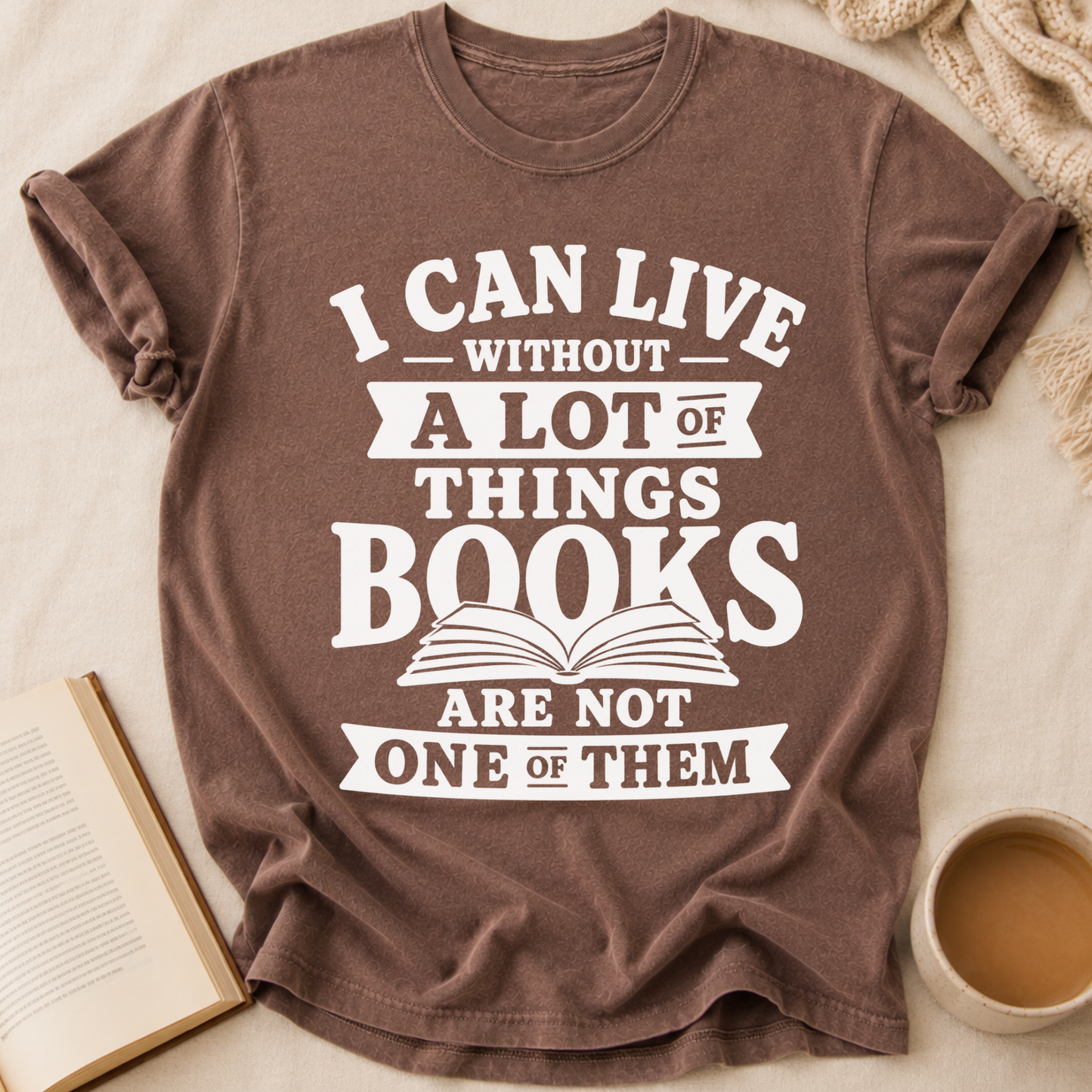 Live Without Books T-Shirt