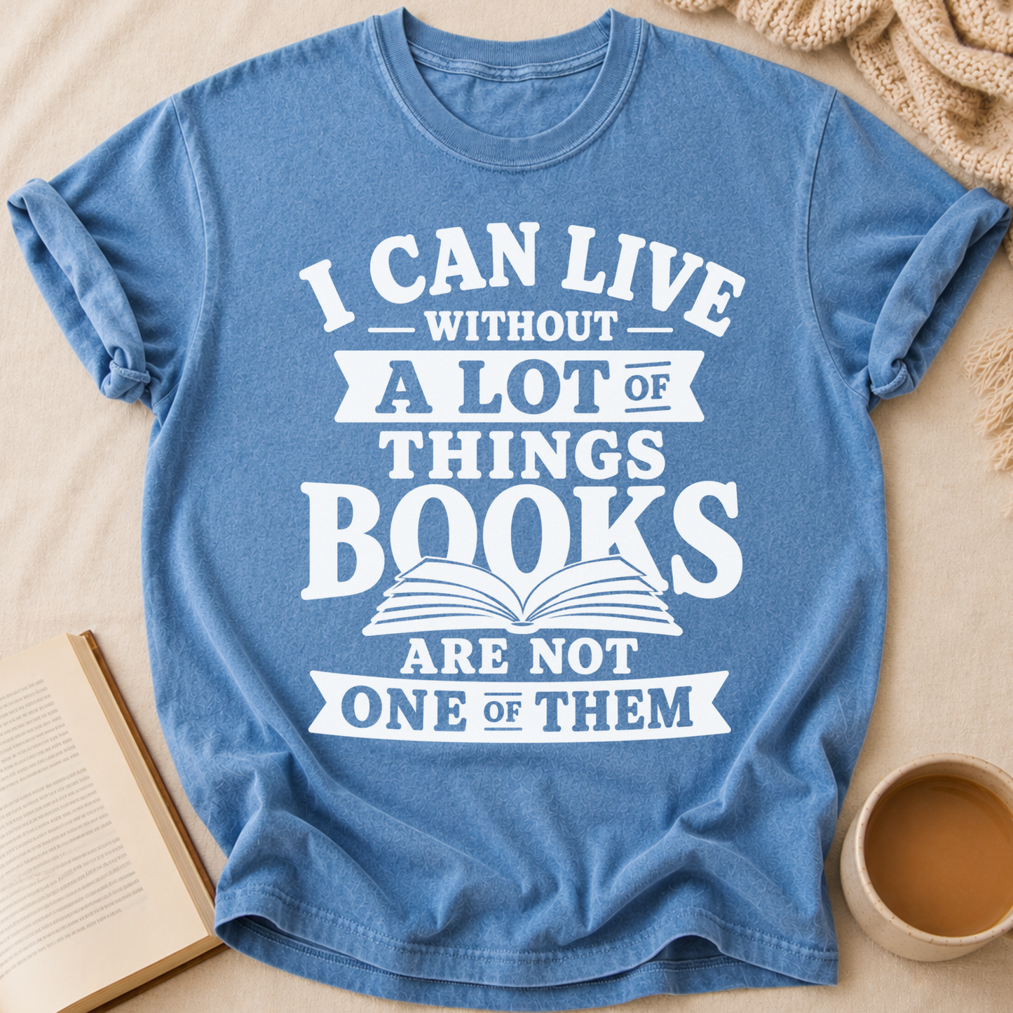 Live Without Books T-Shirt