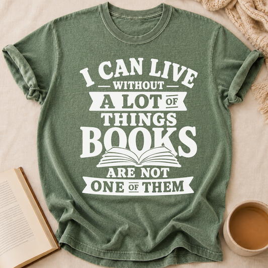 Live Without Books T-Shirt