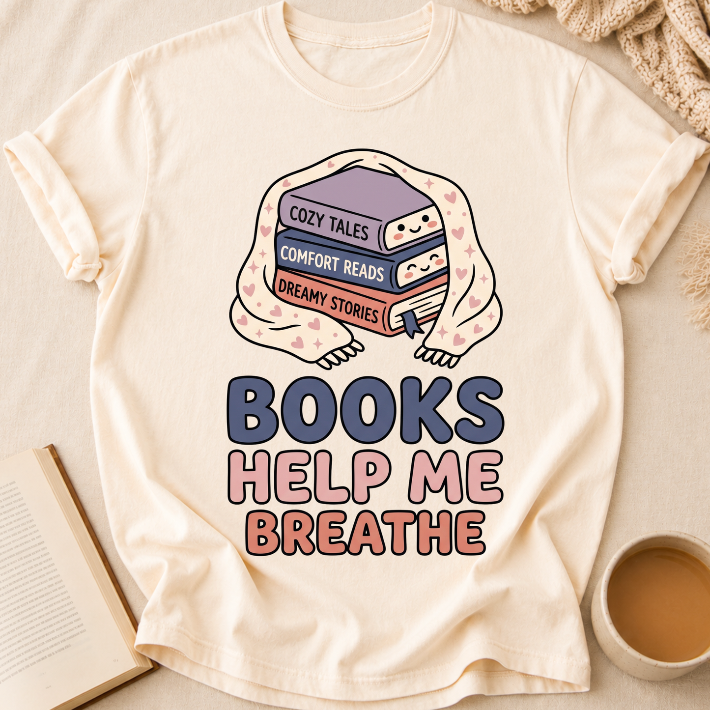 Books Help Breathe T-Shirt