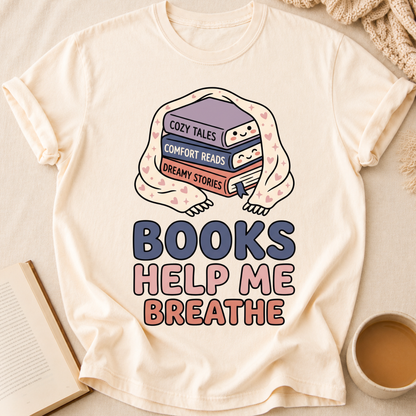 Books Help Breathe T-Shirt