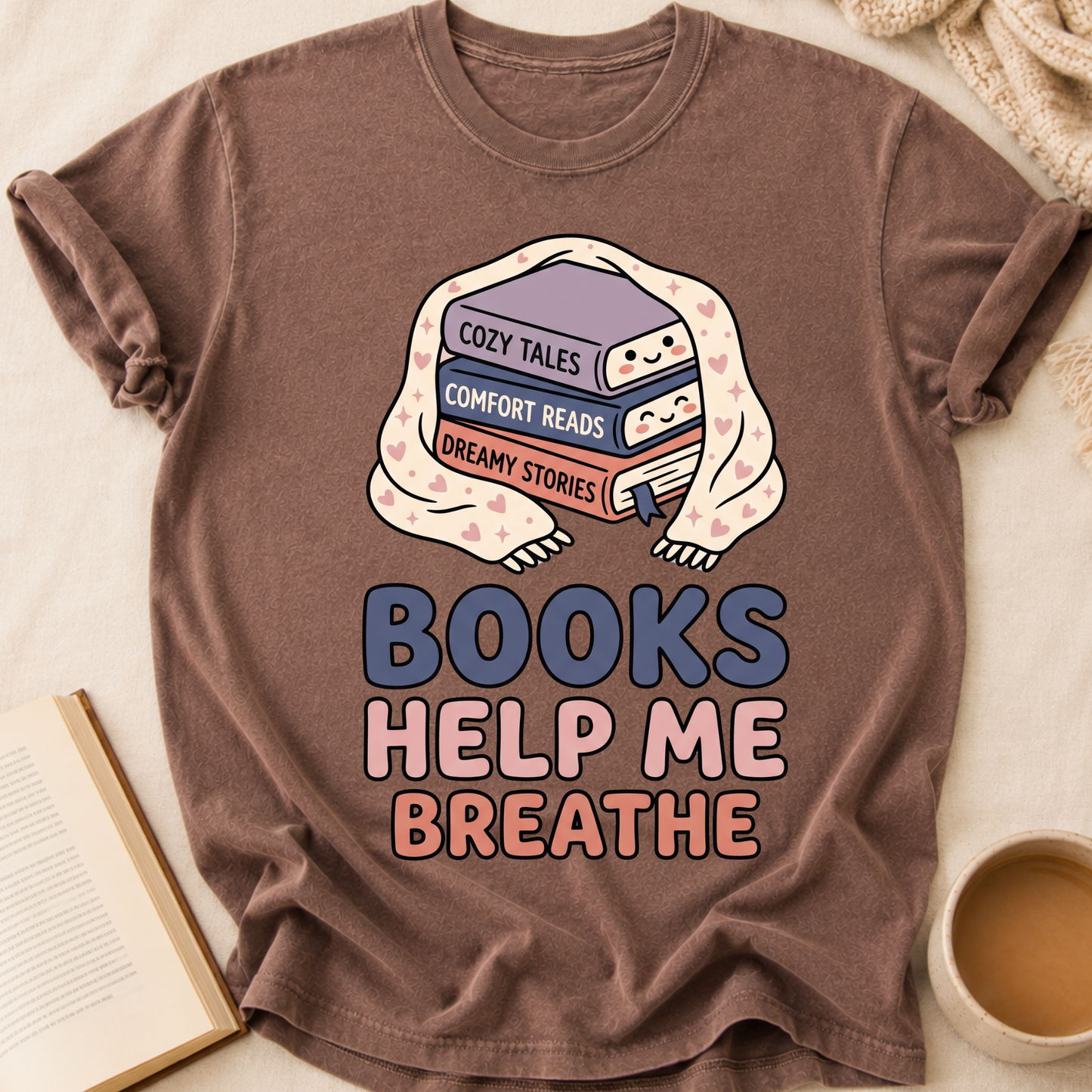 Books Help Breathe T-Shirt