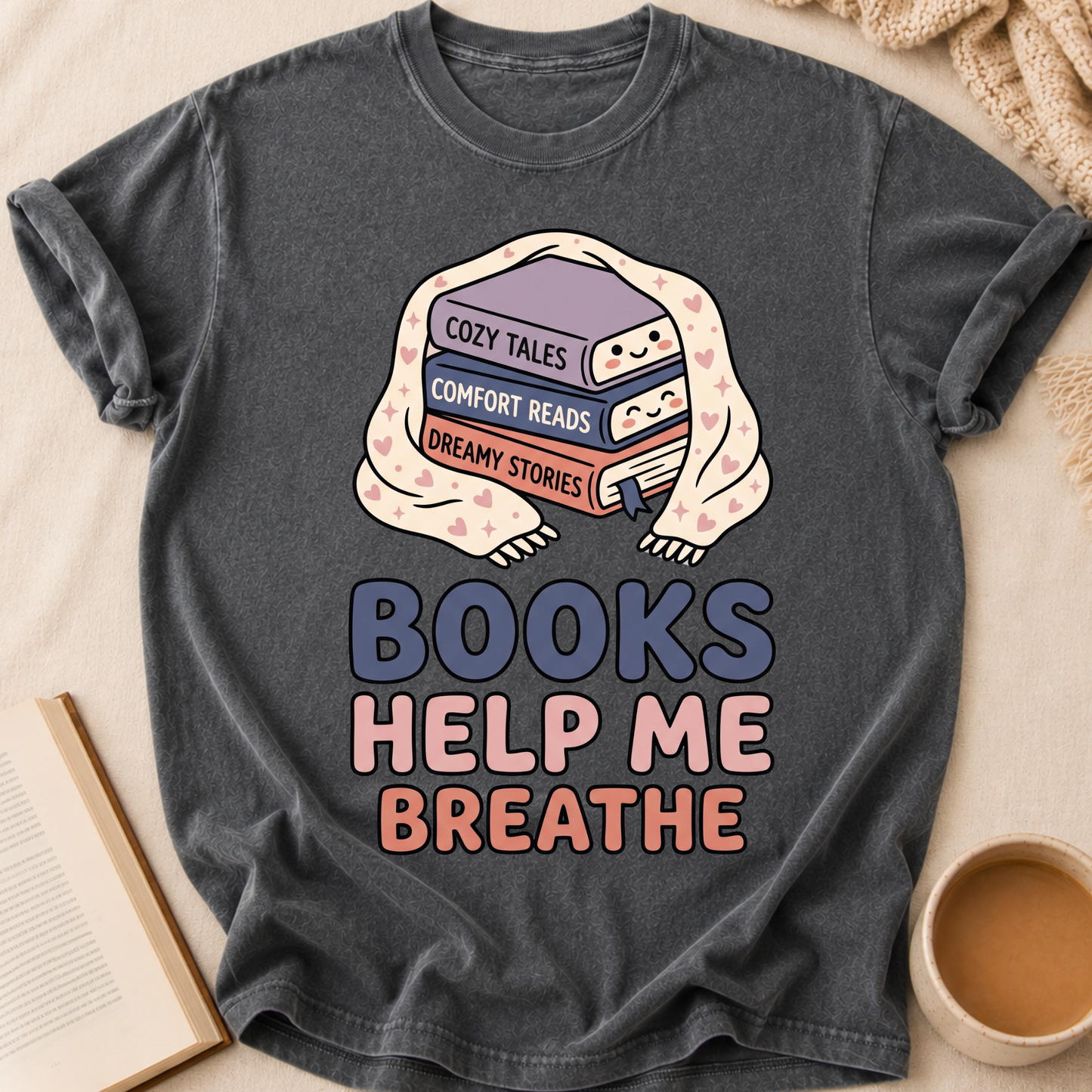 Books Help Breathe T-Shirt