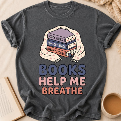 Books Help Breathe T-Shirt