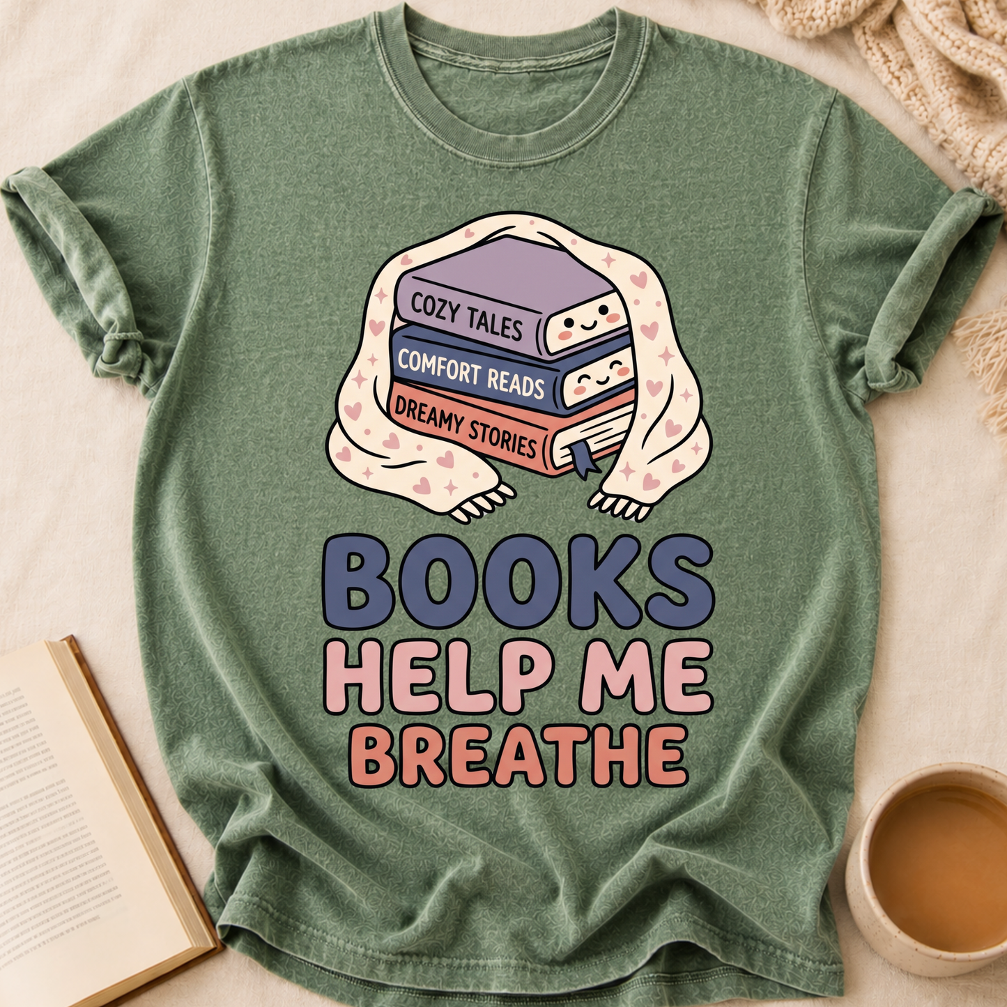 Books Help Breathe T-Shirt