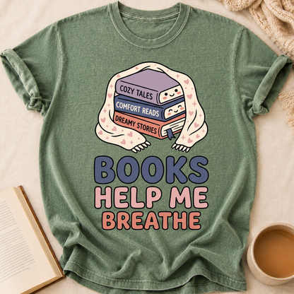 Books Help Breathe T-Shirt