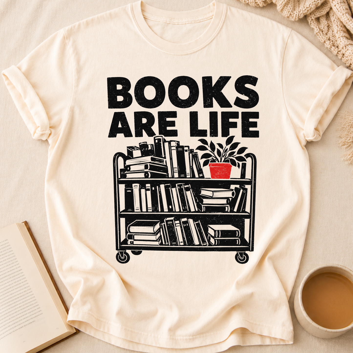 Books Are Life T-Shirt