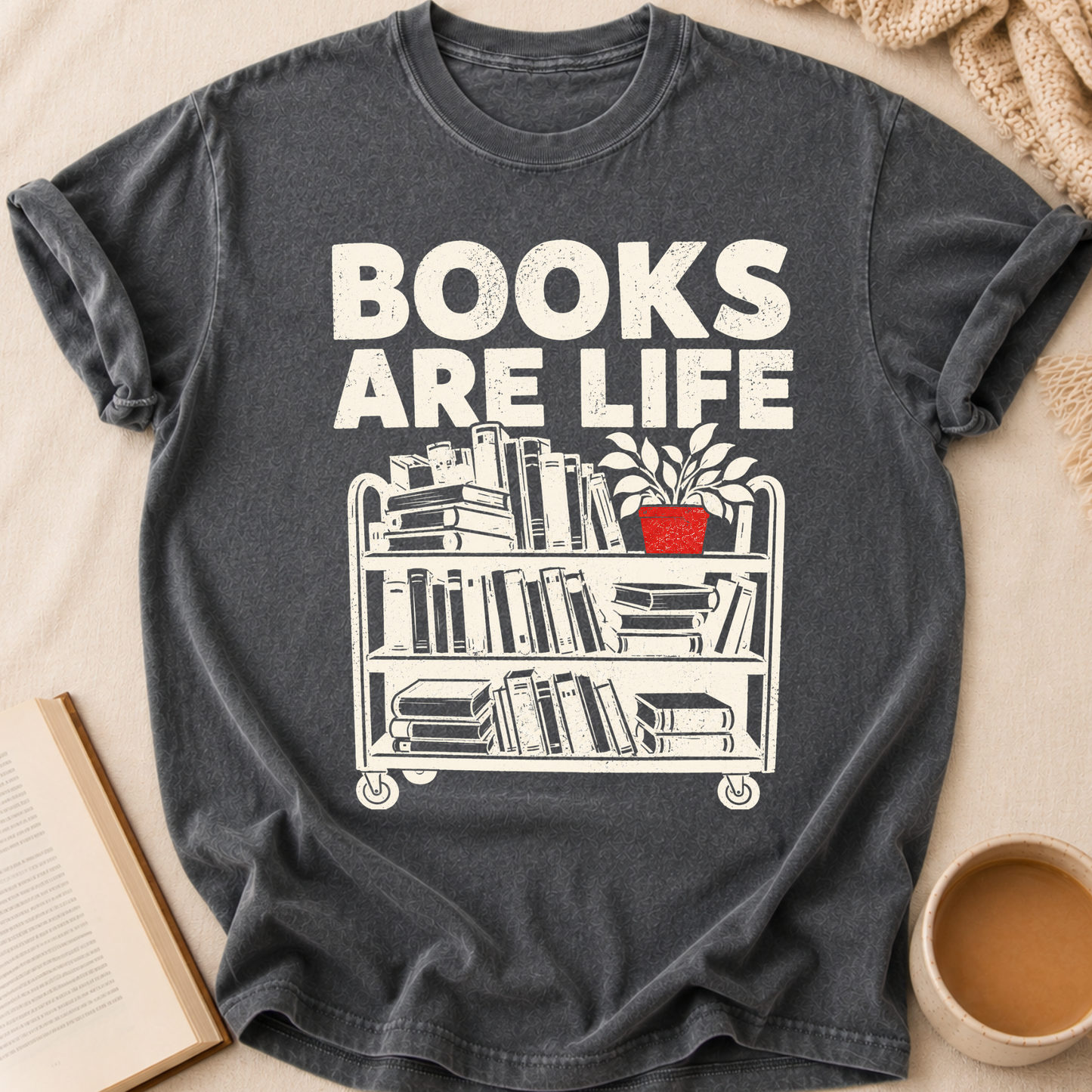 Books Are Life T-Shirt