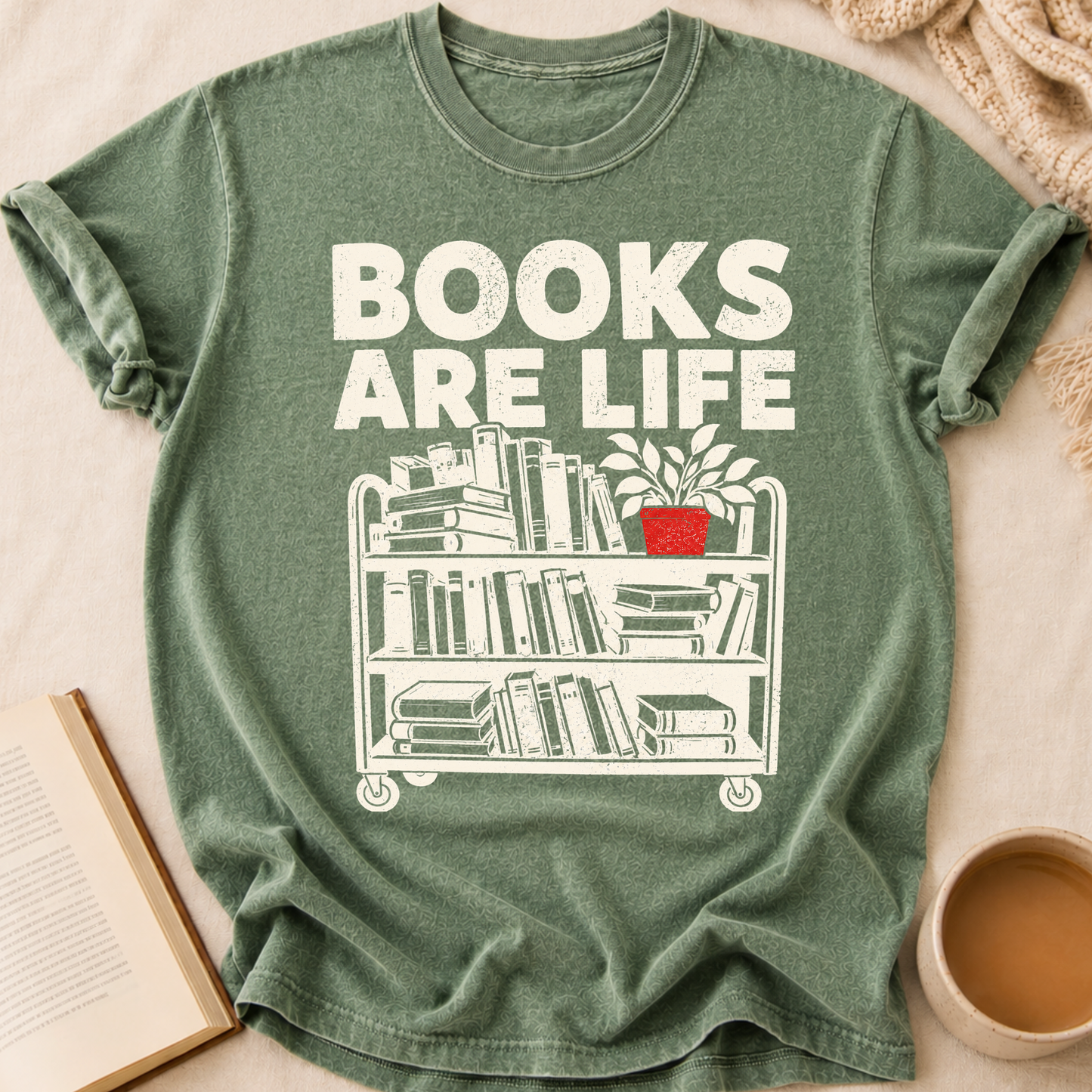 Books Are Life T-Shirt